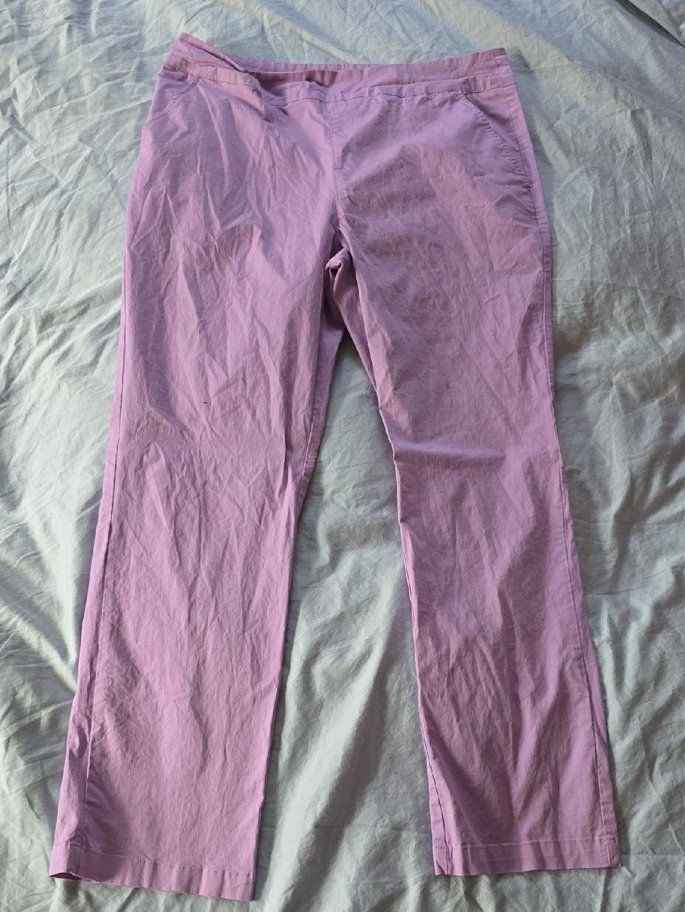 Women's Lilac Straight-Leg Trousers